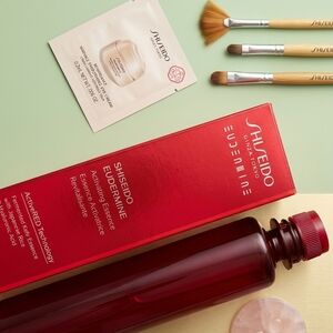 Shiseido Eudermine Activating Essence + Mini Benefiance Wrinkle Eye Cream